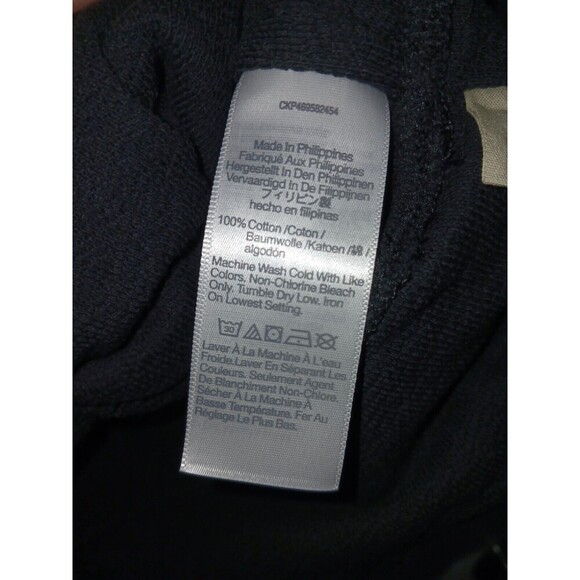 MADEWELL Women's Crop Tank Top Large‎ Black Cutout Knot-Front Cotton NJ776 Sp23 - Picture 4 of 8